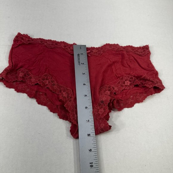Maidenform Women's Sz 7 Large Panty Lace Waistband And Leg Openings Hi Cut NWOT - Picture 6 of 7
